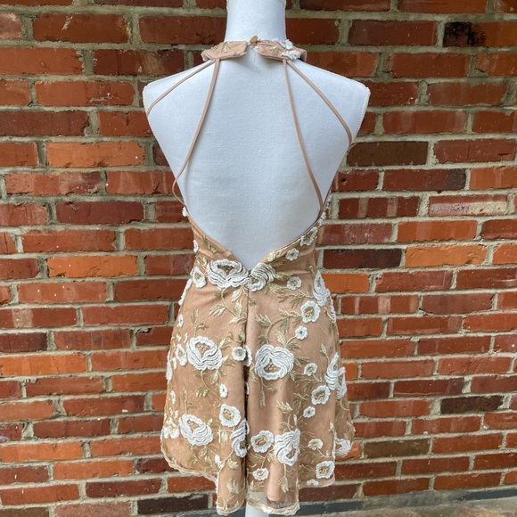 DRESS THE POPULATION 'ABBIE' SEQUIN FIT & FLARE DRESS sz XS - Picture 6 of 7